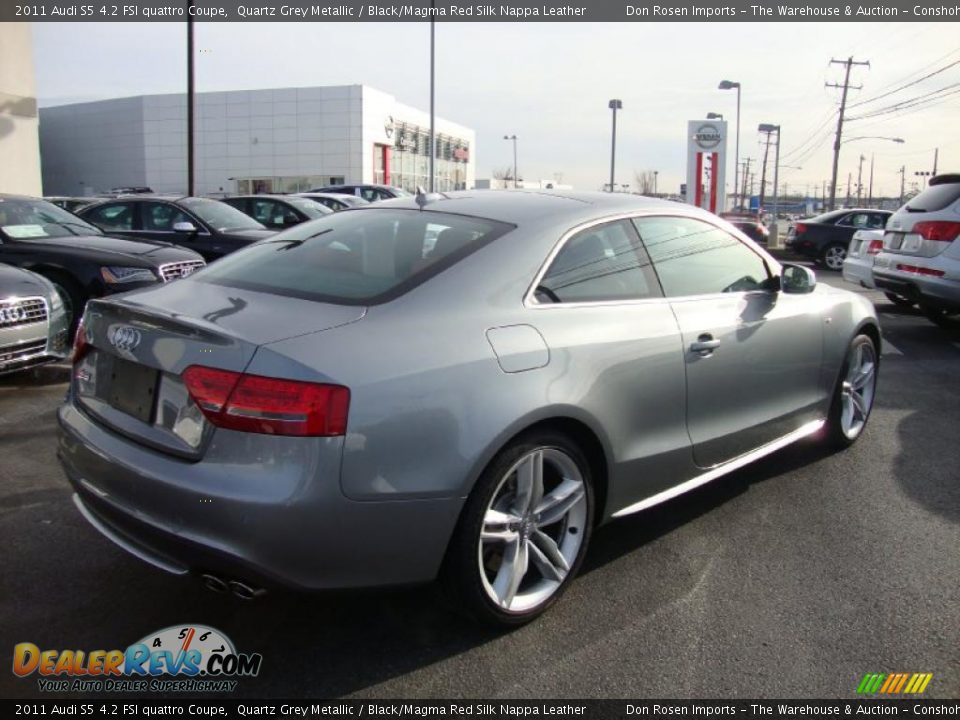 Quartz Grey Metallic 2011 Audi S5 4.2 FSI quattro Coupe Photo #7