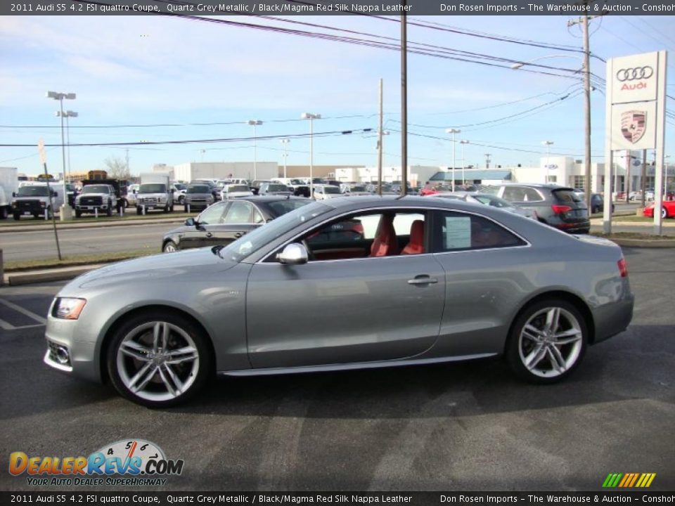 Quartz Grey Metallic 2011 Audi S5 4.2 FSI quattro Coupe Photo #10