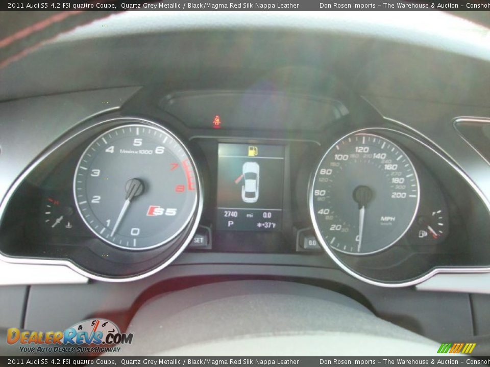 2011 Audi S5 4.2 FSI quattro Coupe Gauges Photo #35