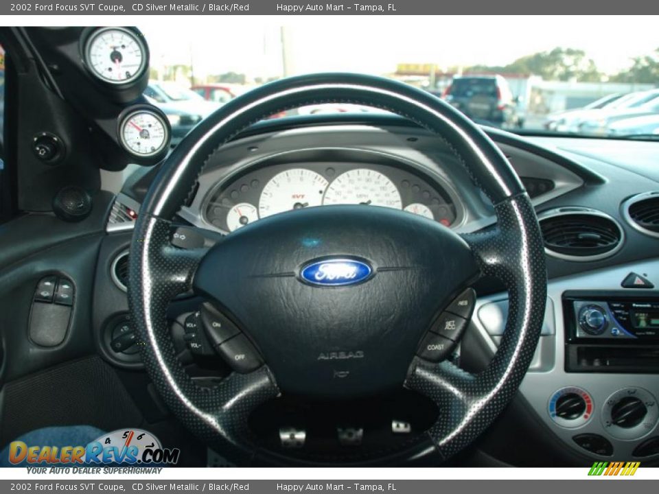 2002 Ford Focus SVT Coupe Steering Wheel Photo #16