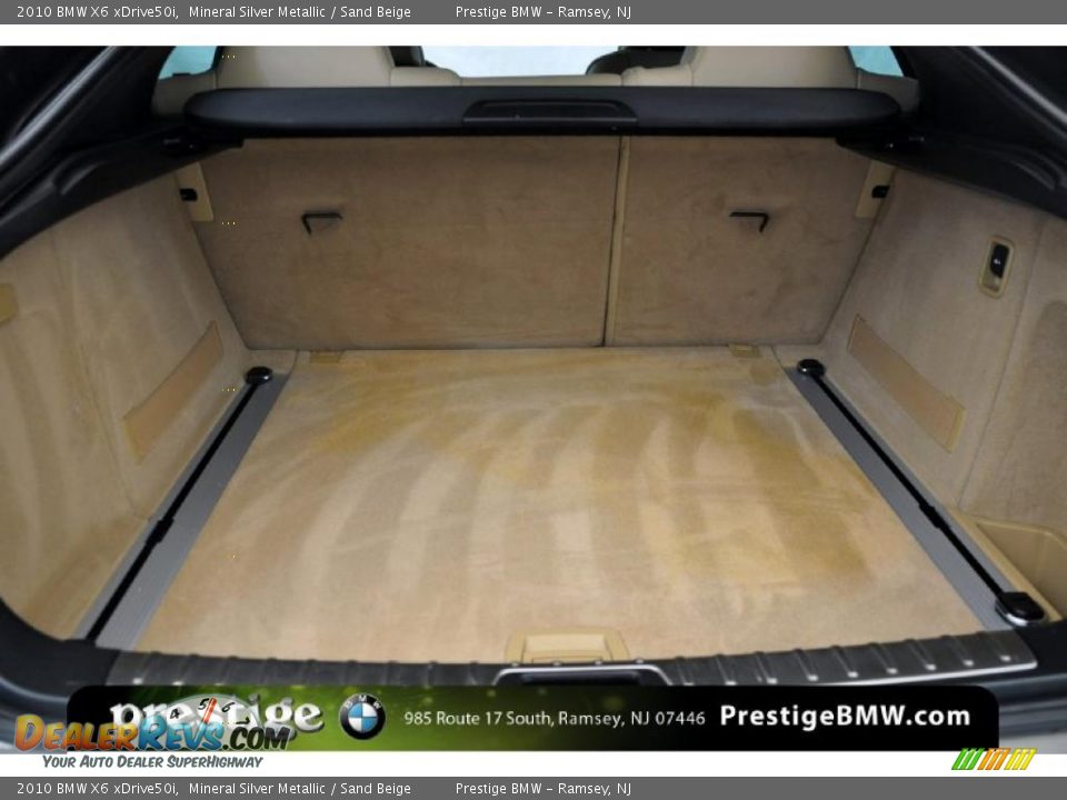 2010 BMW X6 xDrive50i Mineral Silver Metallic / Sand Beige Photo #5