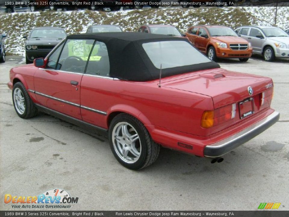1989 Bmw 325i red convertible #3