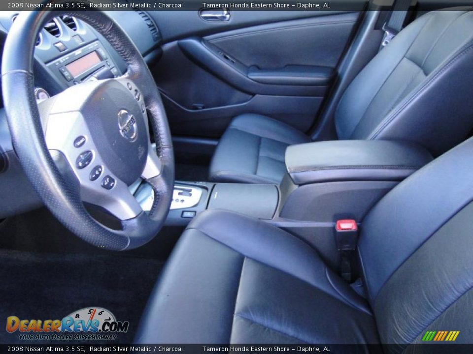 2008 Nissan Altima 3.5 SE Radiant Silver Metallic / Charcoal Photo #12