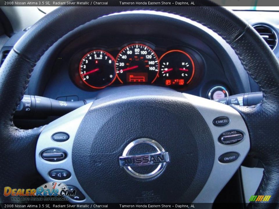 2008 Nissan Altima 3.5 SE Radiant Silver Metallic / Charcoal Photo #16