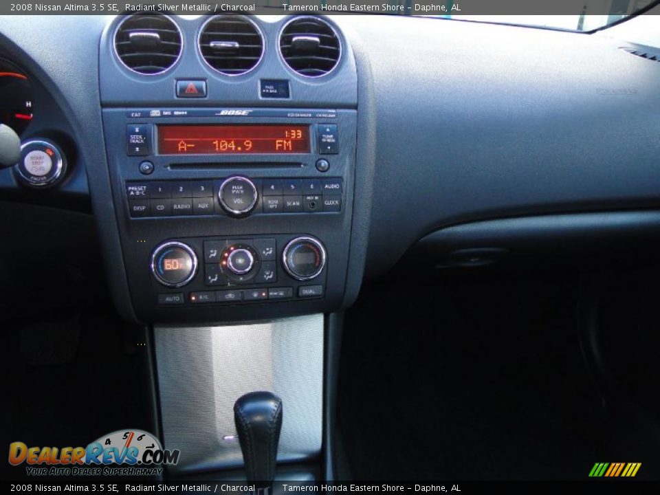 2008 Nissan Altima 3.5 SE Radiant Silver Metallic / Charcoal Photo #20