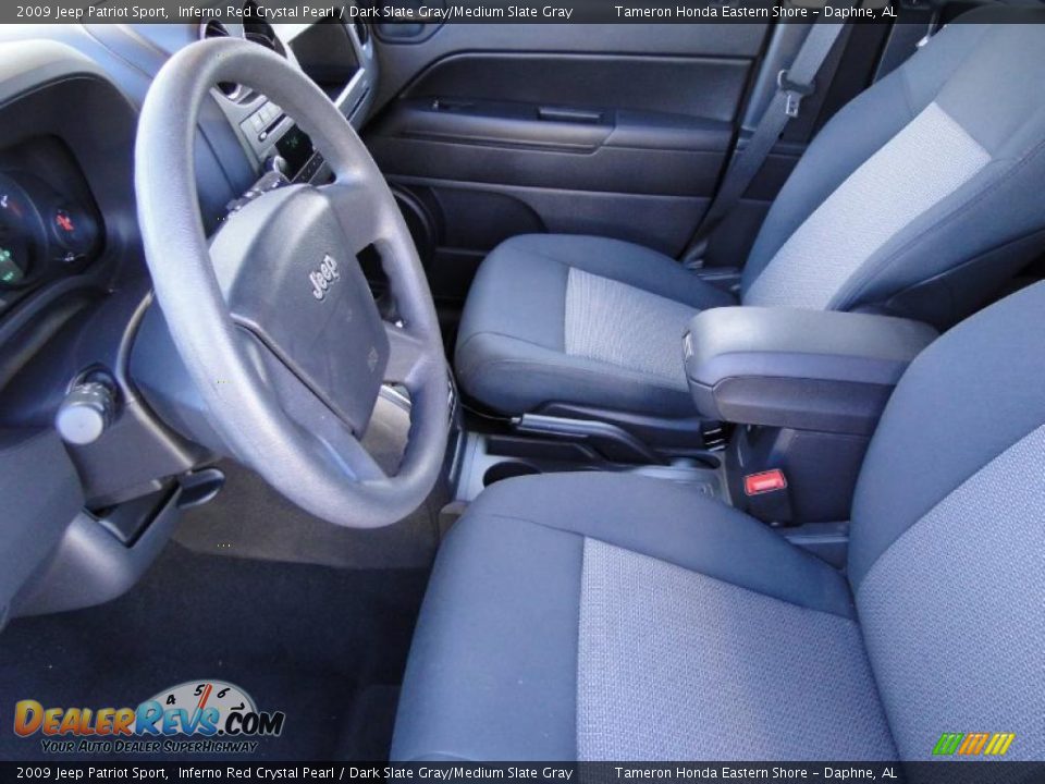 2009 Jeep Patriot Sport Inferno Red Crystal Pearl / Dark Slate Gray/Medium Slate Gray Photo #11