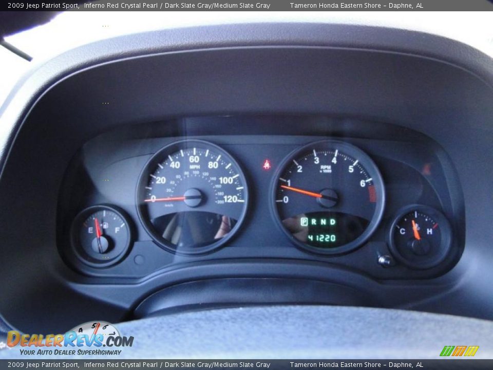 2009 Jeep Patriot Sport Inferno Red Crystal Pearl / Dark Slate Gray/Medium Slate Gray Photo #16