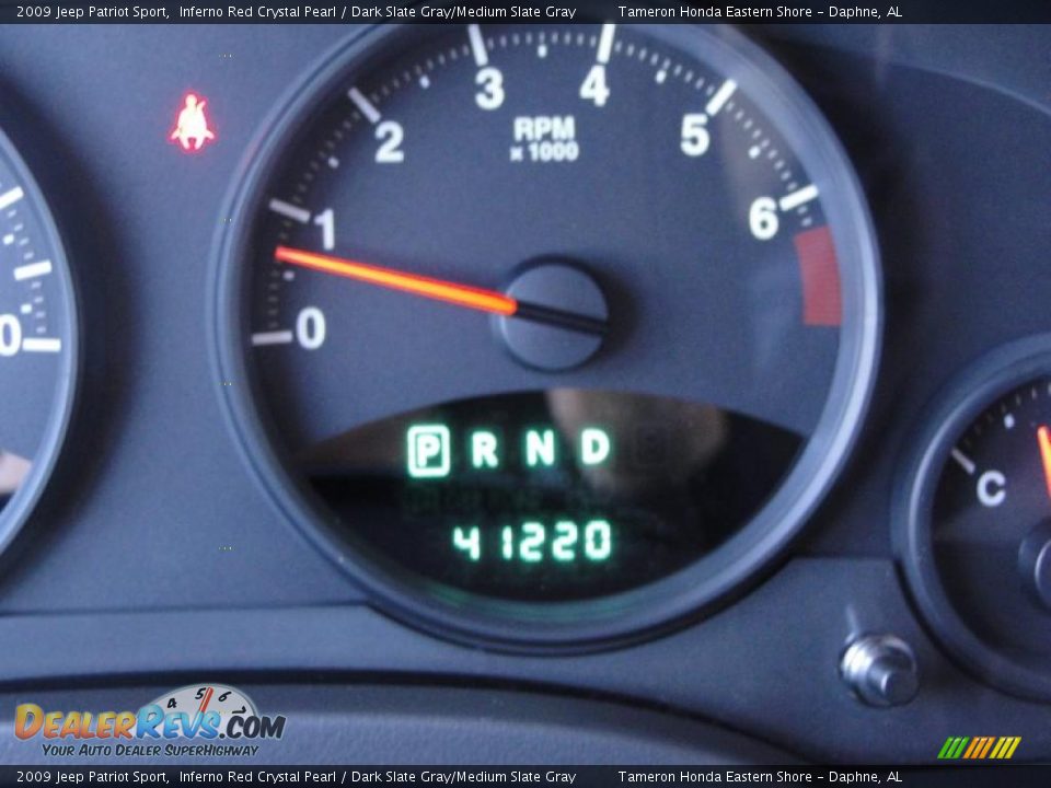 2009 Jeep Patriot Sport Inferno Red Crystal Pearl / Dark Slate Gray/Medium Slate Gray Photo #17