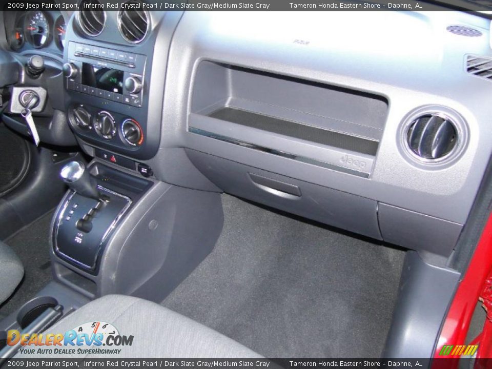 2009 Jeep Patriot Sport Inferno Red Crystal Pearl / Dark Slate Gray/Medium Slate Gray Photo #24