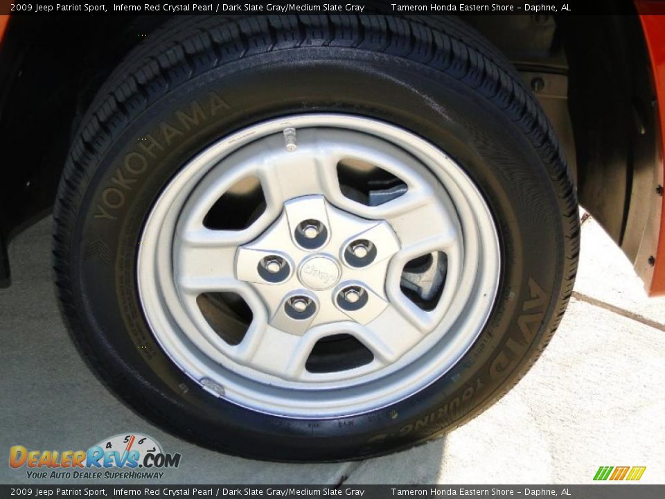 2009 Jeep Patriot Sport Inferno Red Crystal Pearl / Dark Slate Gray/Medium Slate Gray Photo #34