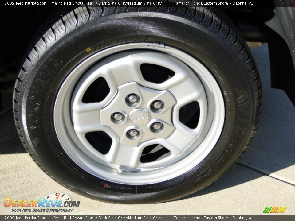 2009 Jeep Patriot Sport Inferno Red Crystal Pearl / Dark Slate Gray/Medium Slate Gray Photo #36