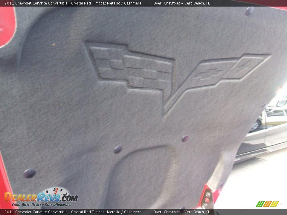 2011 Chevrolet Corvette Convertible Crystal Red Tintcoat Metallic / Cashmere Photo #15