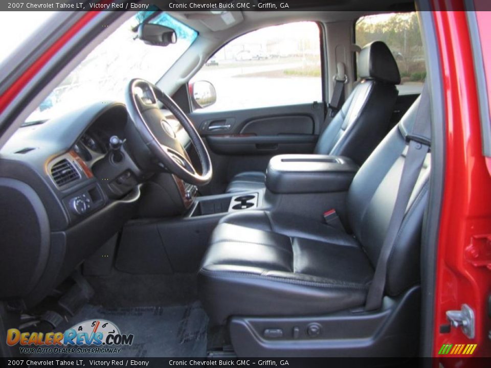 Ebony Interior - 2007 Chevrolet Tahoe LT Photo #10