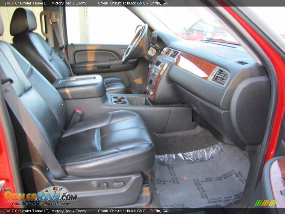 Ebony Interior - 2007 Chevrolet Tahoe LT Photo #15