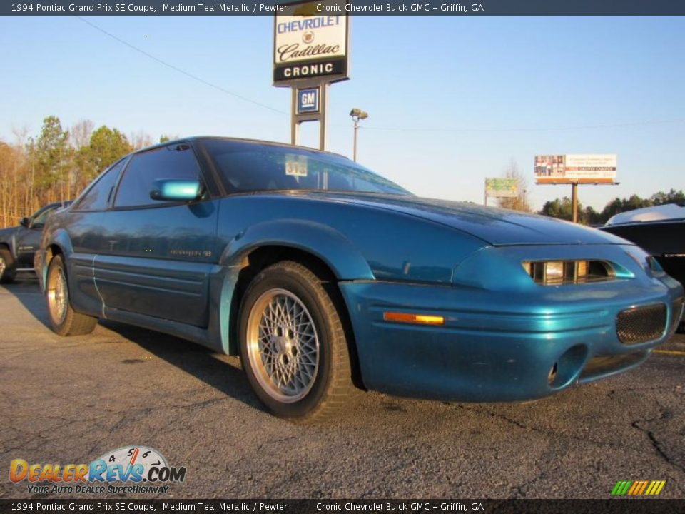 1994 Pontiac Grand Prix SE Coupe Medium Teal Metallic / Pewter Photo #1