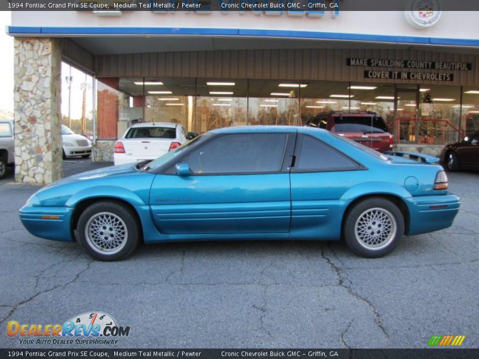 1994 Pontiac Grand Prix SE Coupe Medium Teal Metallic / Pewter Photo #4