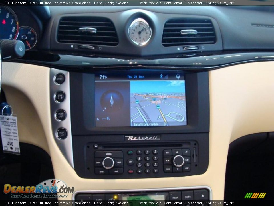 Navigation of 2011 Maserati GranTurismo Convertible GranCabrio Photo #17