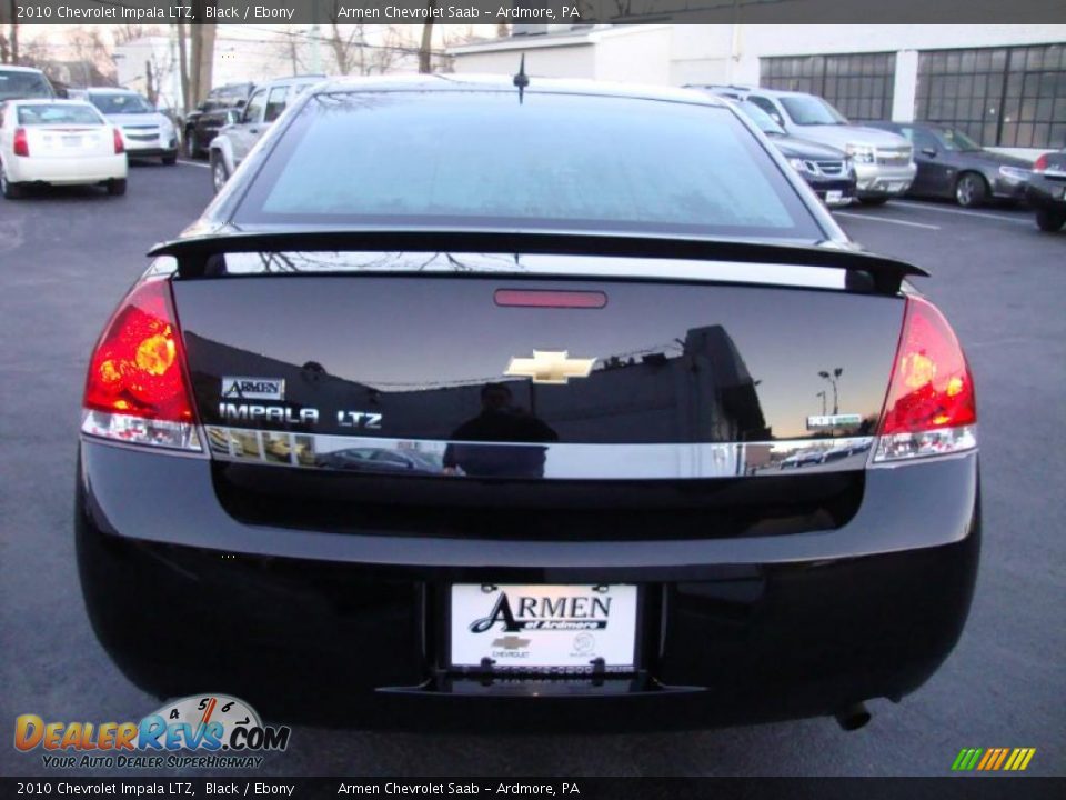 2010 Chevrolet Impala LTZ Black / Ebony Photo #9