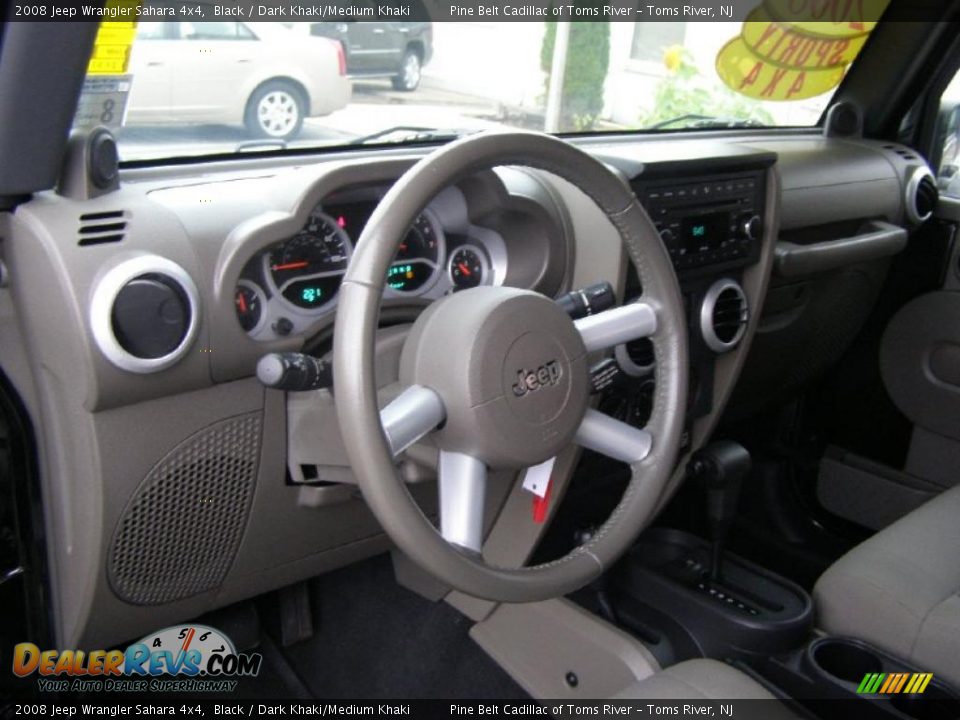 Dark Khaki Medium Khaki Interior 2008 Jeep Wrangler Sahara