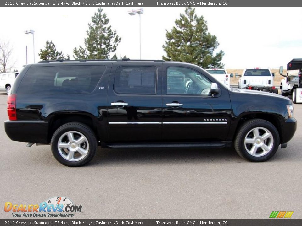 2010 Chevrolet Suburban LTZ 4x4 Black / Light Cashmere/Dark Cashmere Photo #2