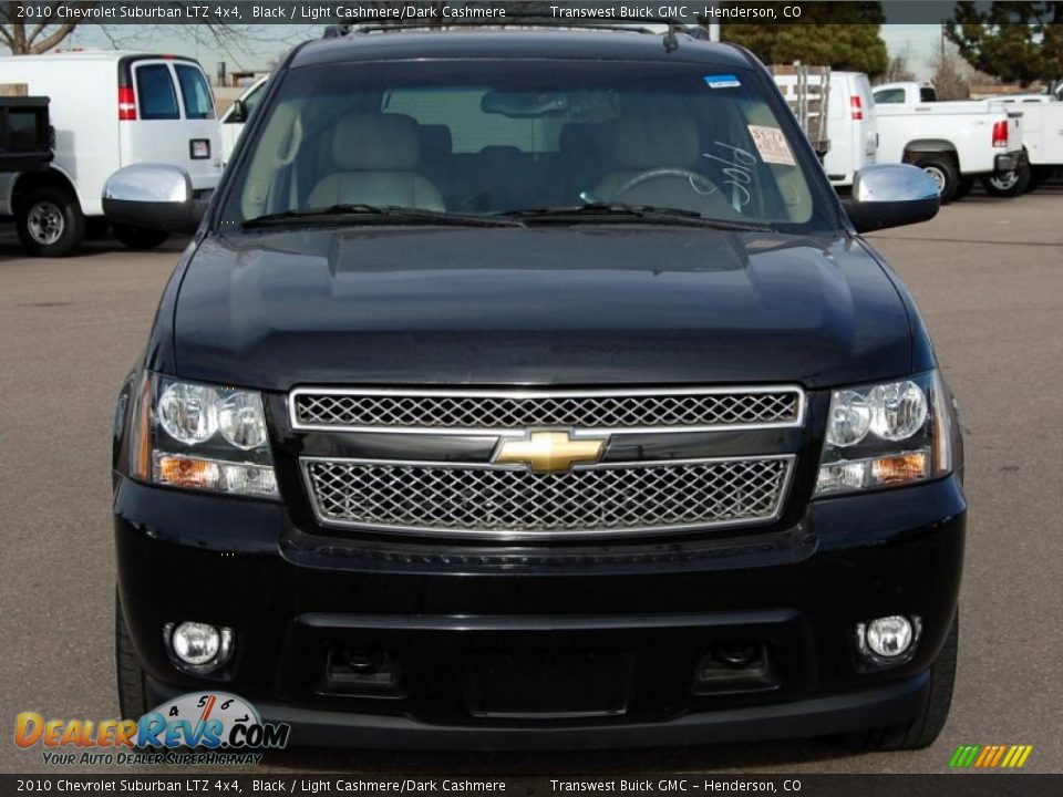 2010 Chevrolet Suburban LTZ 4x4 Black / Light Cashmere/Dark Cashmere Photo #8