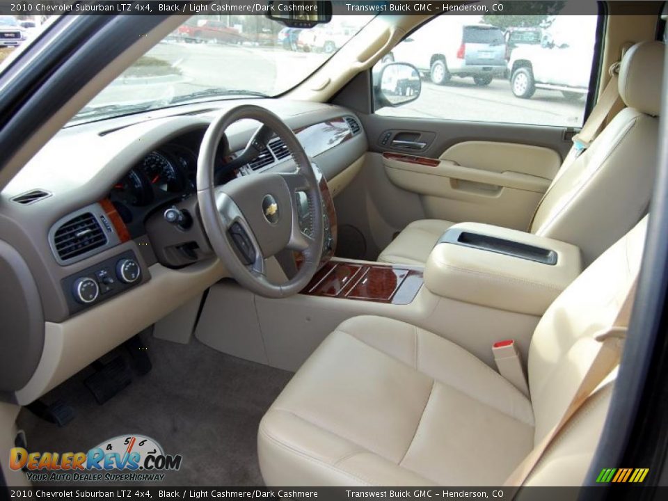 Light Cashmere/Dark Cashmere Interior - 2010 Chevrolet Suburban LTZ 4x4 Photo #12