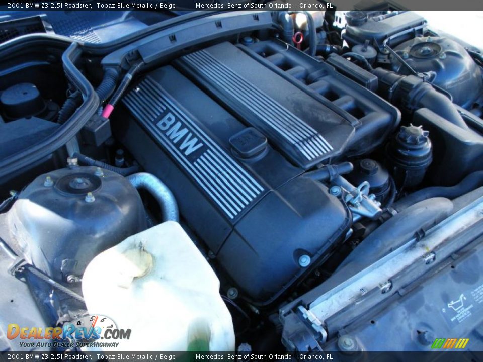 2001 BMW Z3 2.5i Roadster 2.5 Liter DOHC 24-Valve Inline 6 Cylinder Engine Photo #27