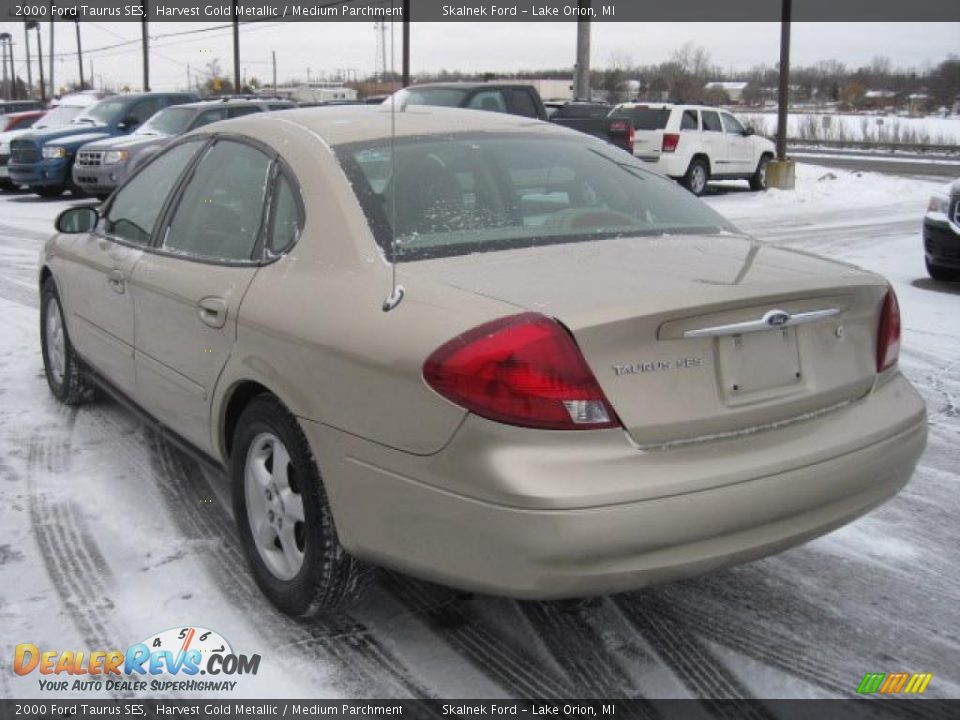 Harvest Gold Metallic 2000 Ford Taurus SES Photo #9