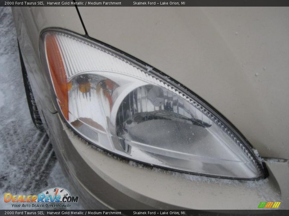 2000 Ford Taurus SES Harvest Gold Metallic / Medium Parchment Photo #14