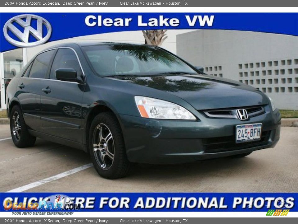 2004 Honda Accord LX Sedan Deep Green Pearl / Ivory Photo #1