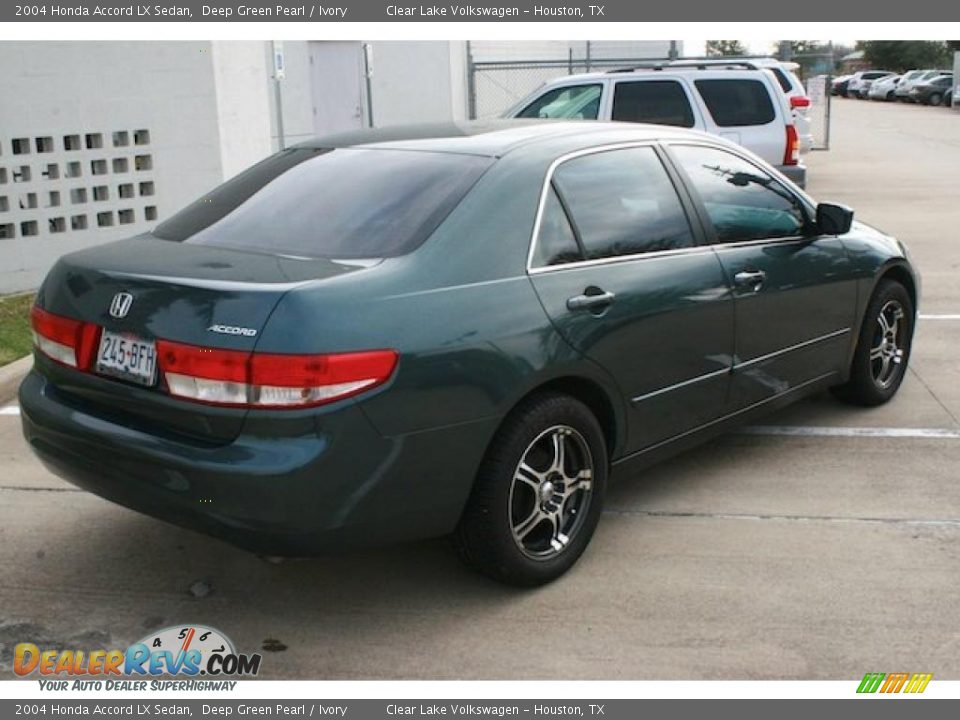 2004 Honda Accord LX Sedan Deep Green Pearl / Ivory Photo #7