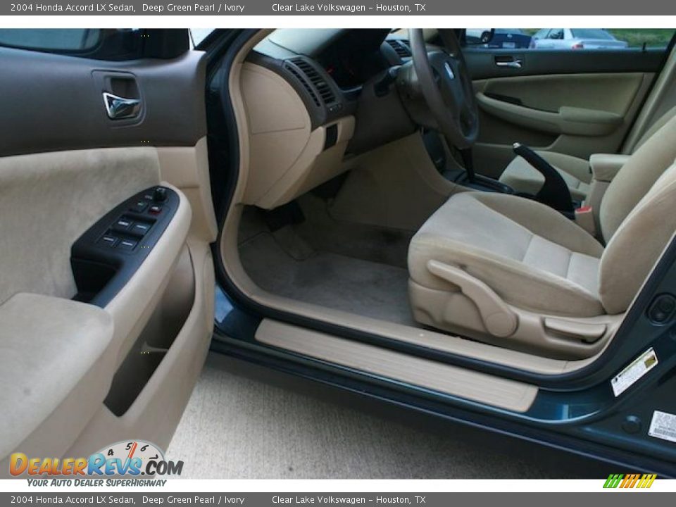 2004 Honda Accord LX Sedan Deep Green Pearl / Ivory Photo #9