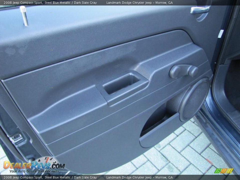 2008 Jeep Compass Sport Steel Blue Metallic / Dark Slate Gray Photo #11