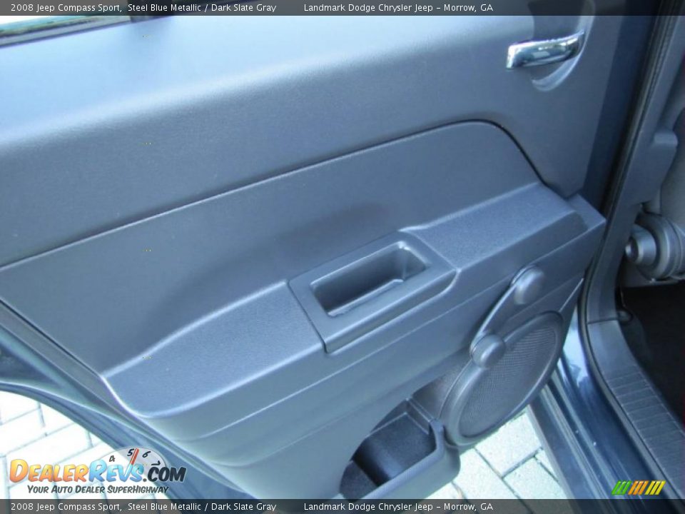 2008 Jeep Compass Sport Steel Blue Metallic / Dark Slate Gray Photo #13