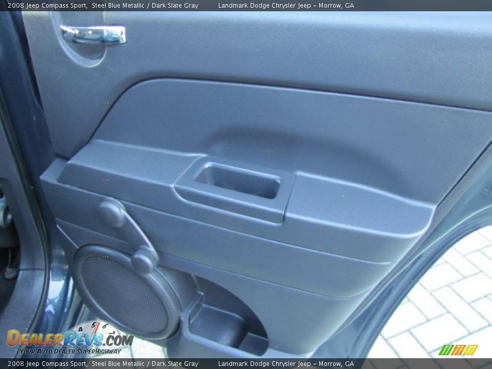2008 Jeep Compass Sport Steel Blue Metallic / Dark Slate Gray Photo #16
