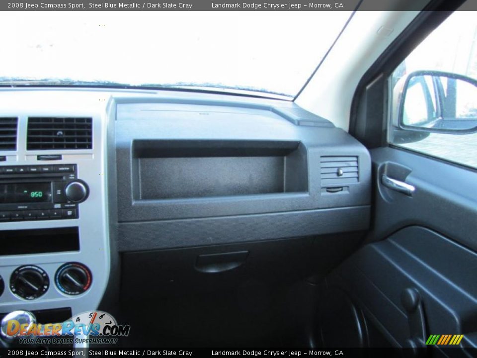 2008 Jeep Compass Sport Steel Blue Metallic / Dark Slate Gray Photo #19