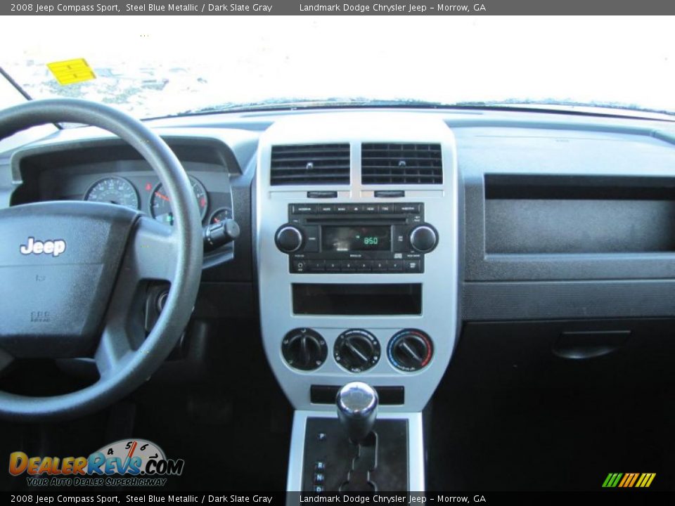 2008 Jeep Compass Sport Steel Blue Metallic / Dark Slate Gray Photo #20