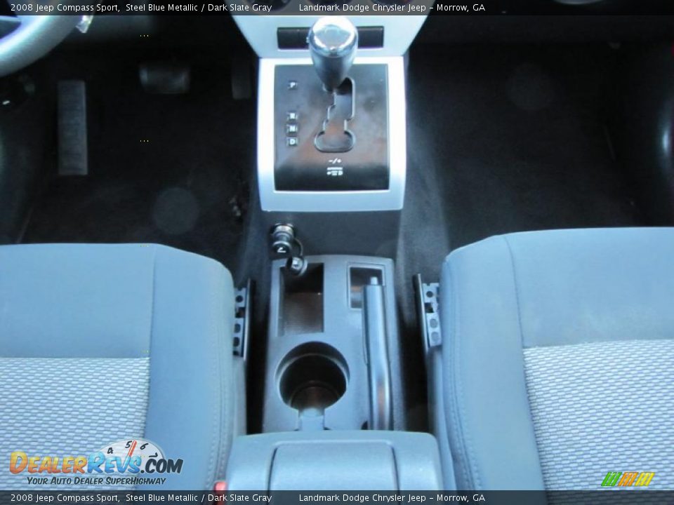 2008 Jeep Compass Sport Steel Blue Metallic / Dark Slate Gray Photo #21