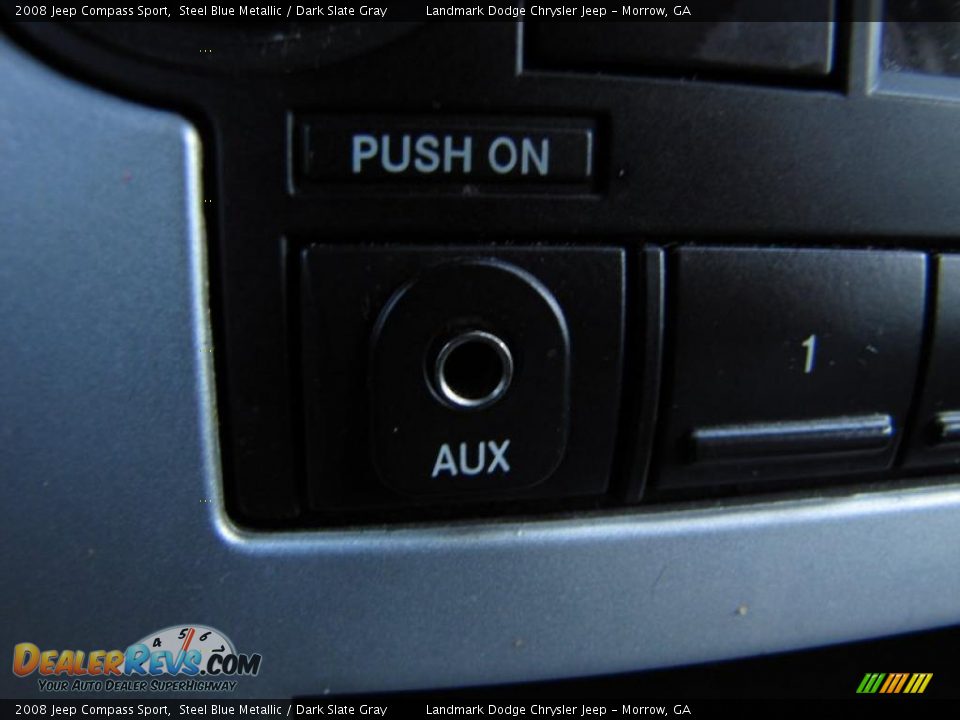 2008 Jeep Compass Sport Steel Blue Metallic / Dark Slate Gray Photo #25