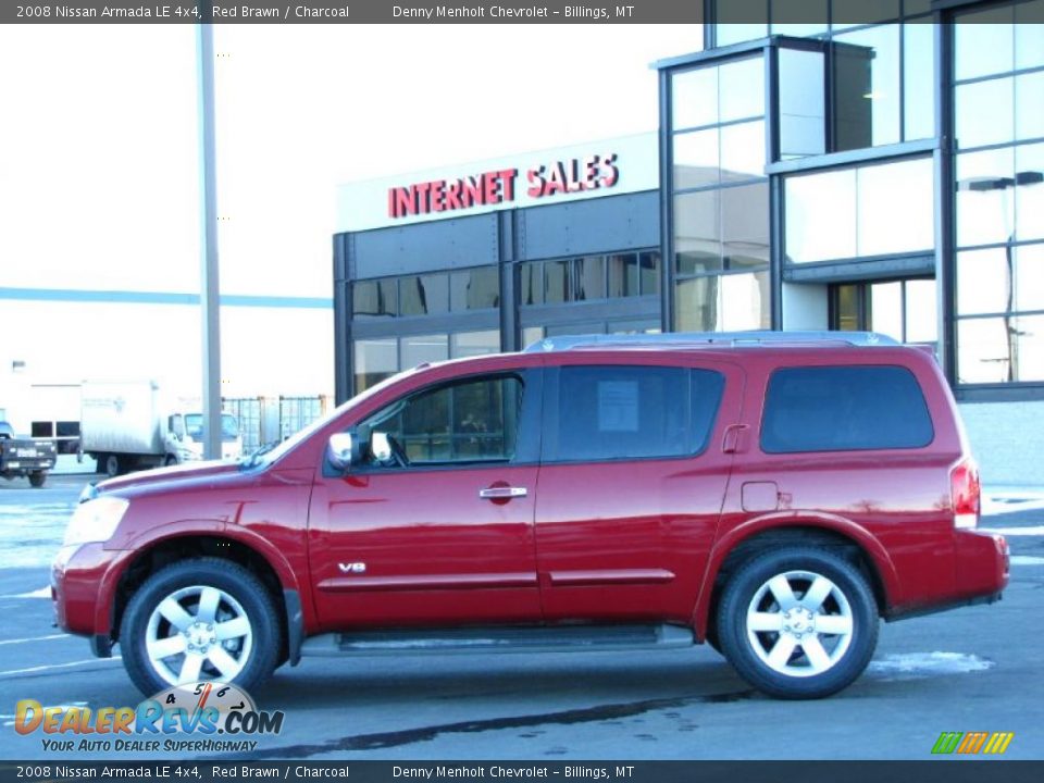 Red Brawn 2008 Nissan Armada LE 4x4 Photo #1