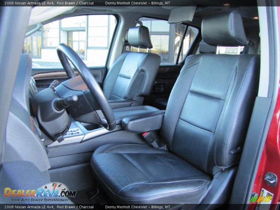 Charcoal Interior - 2008 Nissan Armada LE 4x4 Photo #4