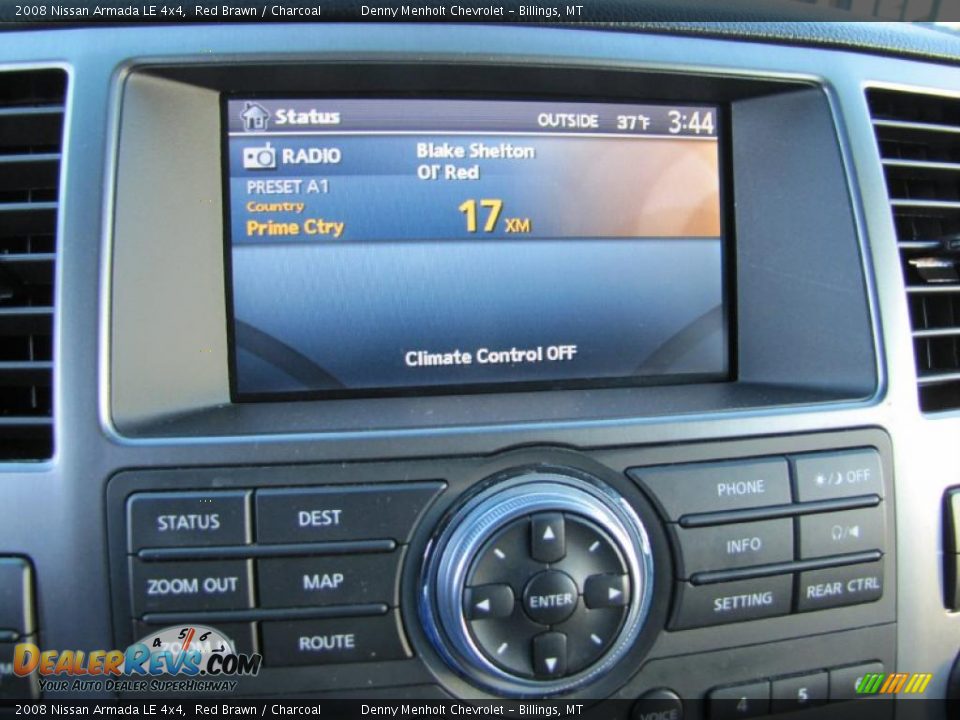 Controls of 2008 Nissan Armada LE 4x4 Photo #10