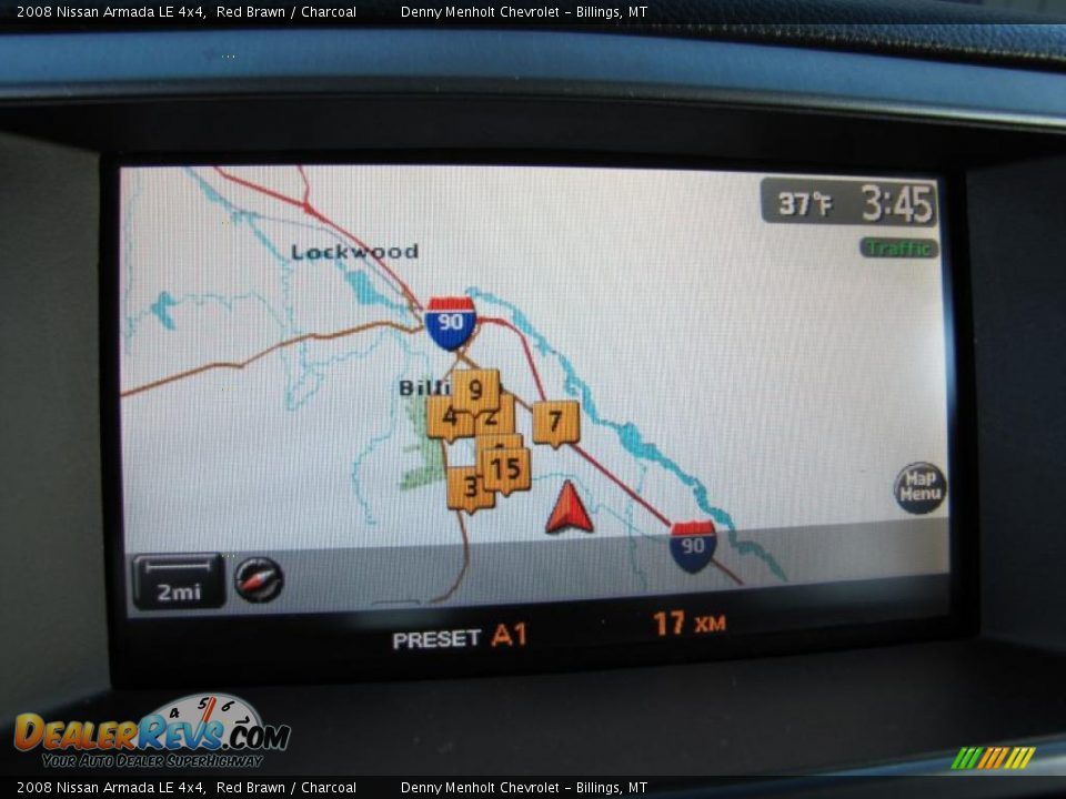 Navigation of 2008 Nissan Armada LE 4x4 Photo #11