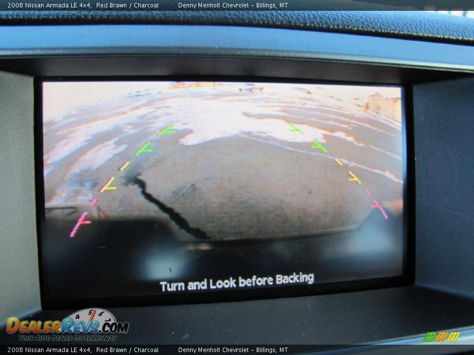 2008 Nissan Armada LE 4x4 Red Brawn / Charcoal Photo #12