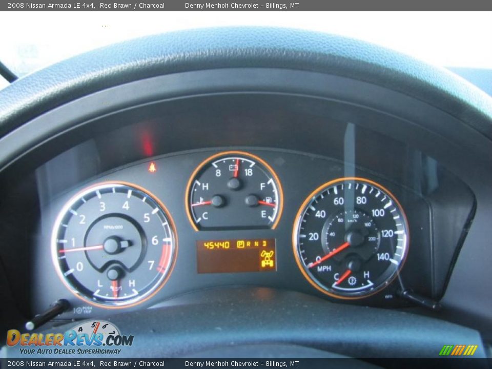2008 Nissan Armada LE 4x4 Gauges Photo #14