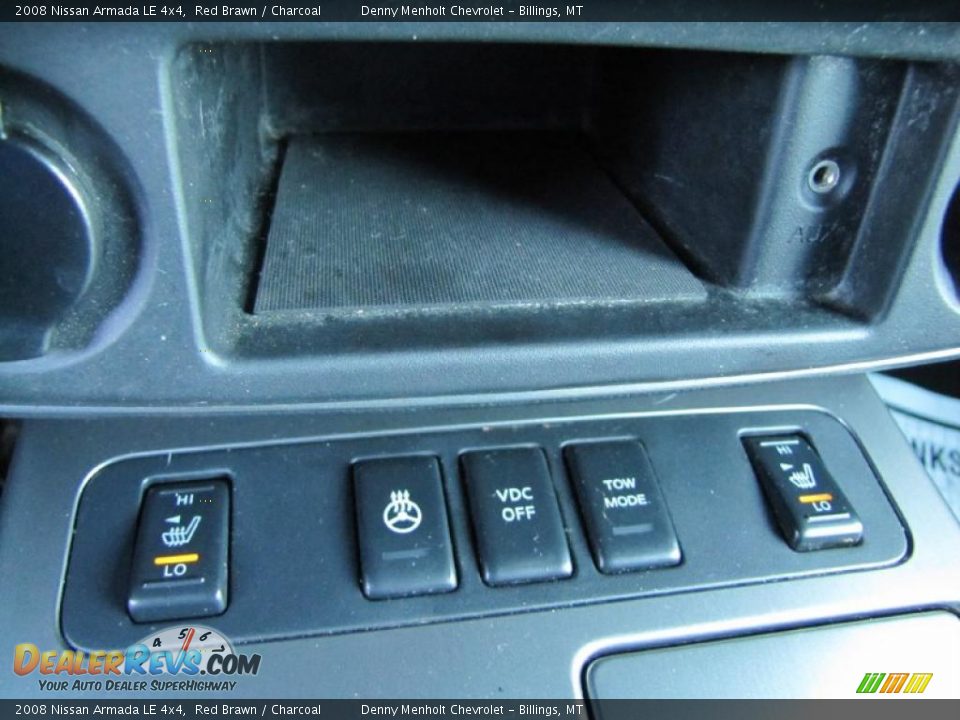 2008 Nissan Armada LE 4x4 Red Brawn / Charcoal Photo #15