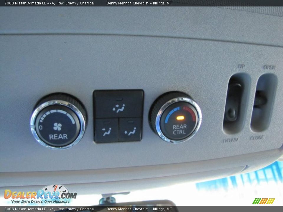 2008 Nissan Armada LE 4x4 Red Brawn / Charcoal Photo #20