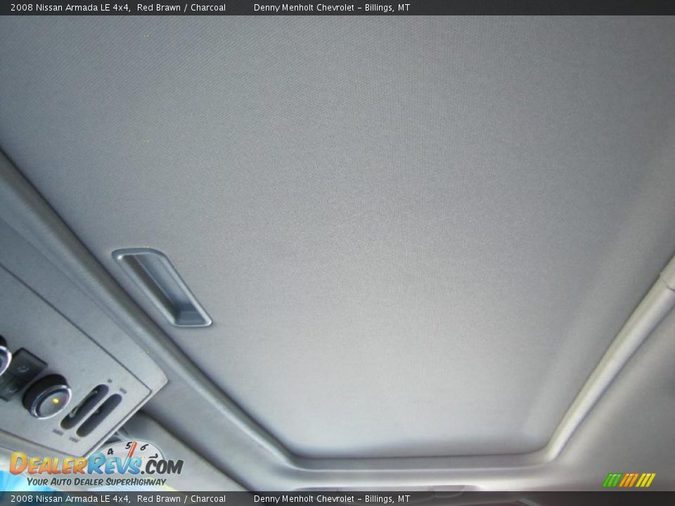 2008 Nissan Armada LE 4x4 Red Brawn / Charcoal Photo #21