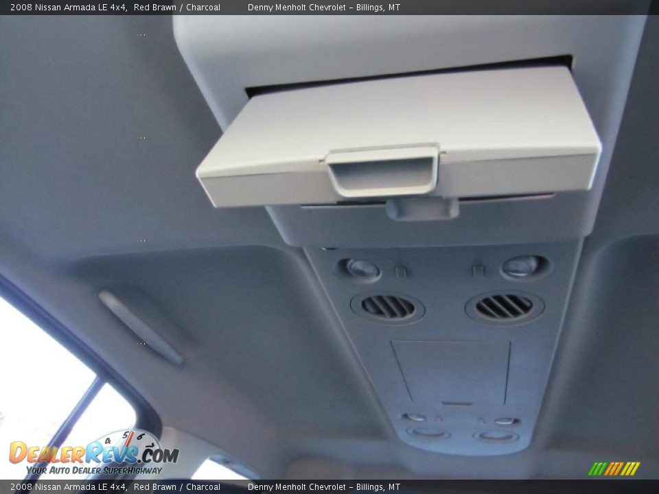 2008 Nissan Armada LE 4x4 Red Brawn / Charcoal Photo #22