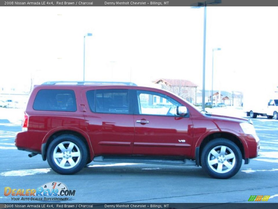 Red Brawn 2008 Nissan Armada LE 4x4 Photo #23